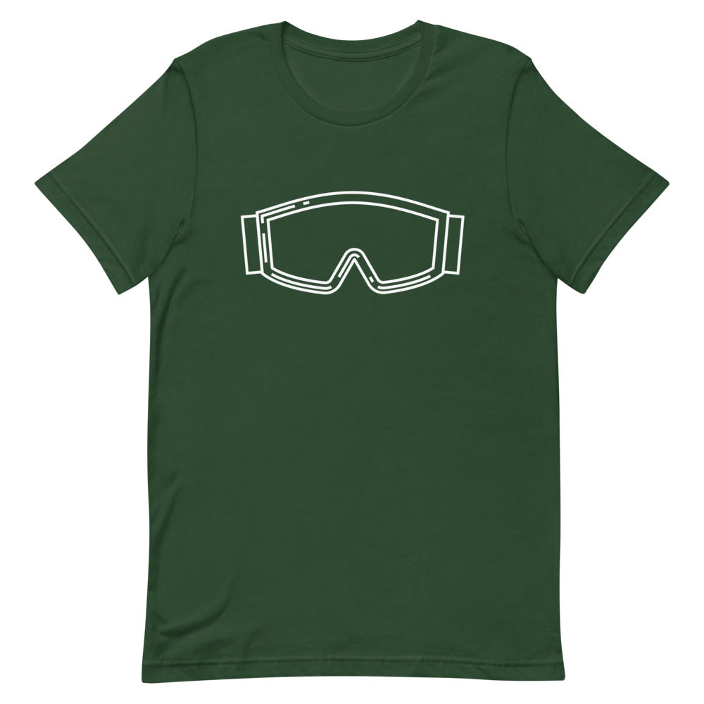 Short-Sleeve Unisex T-Shirt White Googles