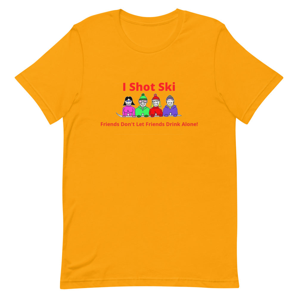 Short-Sleeve Unisex T-Shirt I Shot Ski