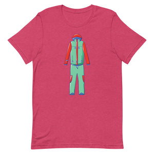 Short-Sleeve Unisex T-Shirt Ski Suit