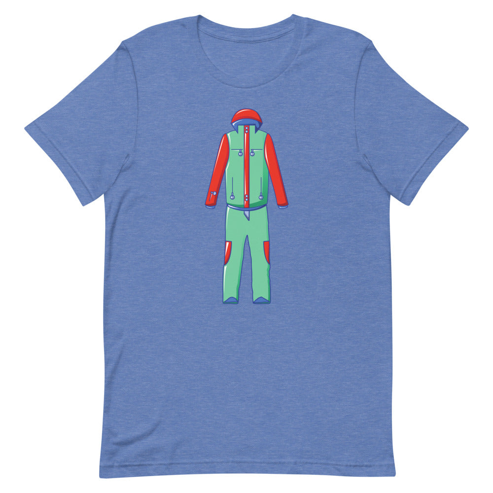 Short-Sleeve Unisex T-Shirt Ski Suit