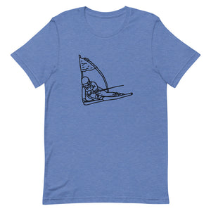 Short-Sleeve Unisex T-Shirt Ski Racer Gate