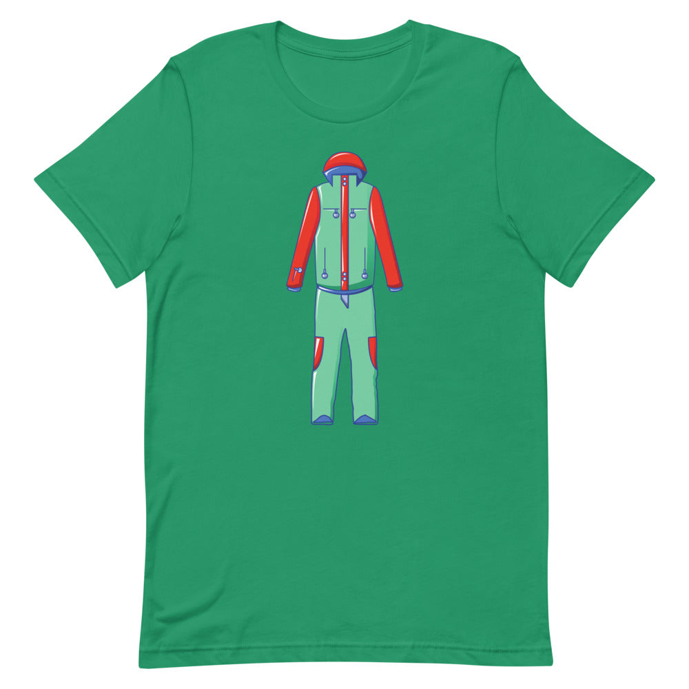 Short-Sleeve Unisex T-Shirt Ski Suit