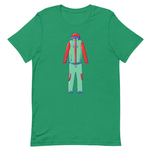Short-Sleeve Unisex T-Shirt Ski Suit
