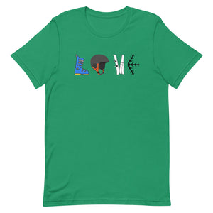 Short-Sleeve Unisex T-Shirt Blue Boot