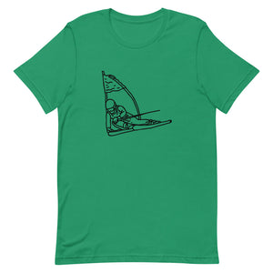 Short-Sleeve Unisex T-Shirt Ski Racer Gate