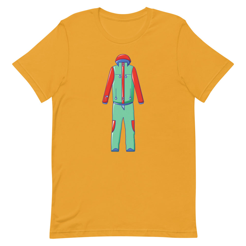 Short-Sleeve Unisex T-Shirt Ski Suit