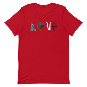 Short-Sleeve Unisex T-Shirt Blue Boot