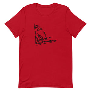 Short-Sleeve Unisex T-Shirt Ski Racer Gate