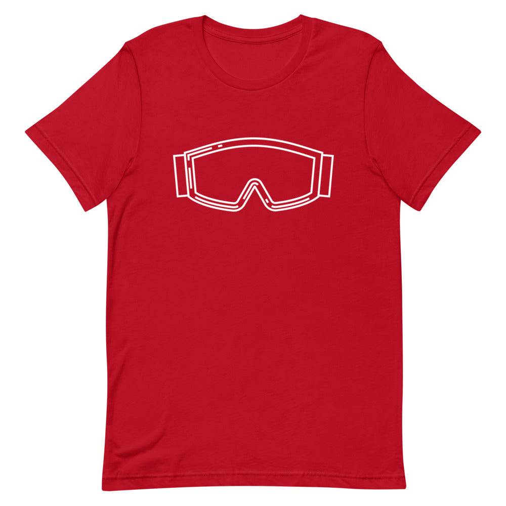 Short-Sleeve Unisex T-Shirt White Googles