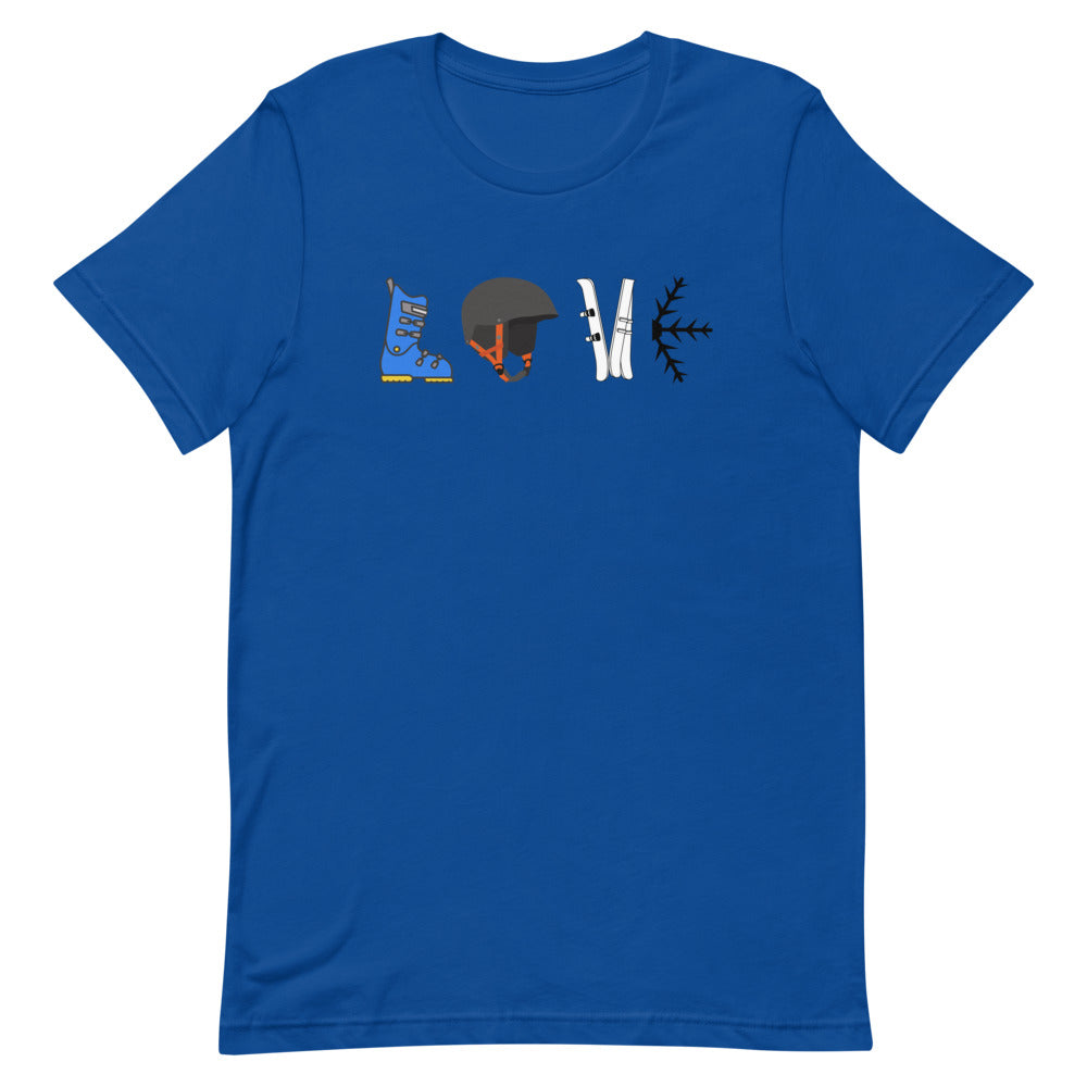 Short-Sleeve Unisex T-Shirt Blue Boot