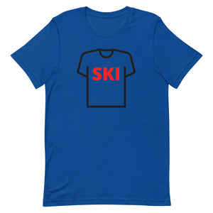 Short-Sleeve Unisex T-Shirt Ski Shirt
