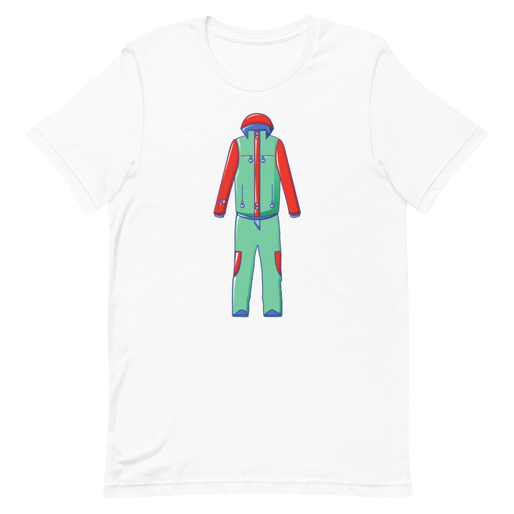 Short-Sleeve Unisex T-Shirt Ski Suit