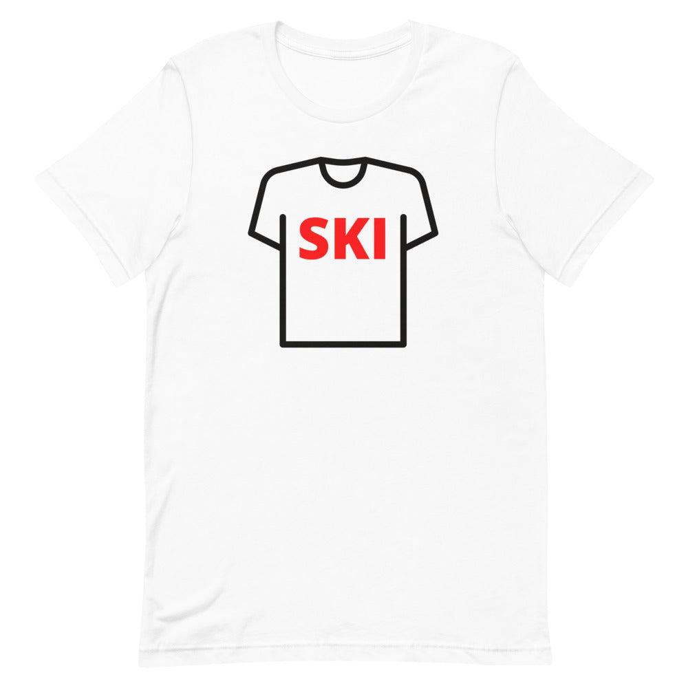 Short-Sleeve Unisex T-Shirt Ski Shirt