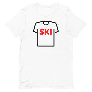 Short-Sleeve Unisex T-Shirt Ski Shirt