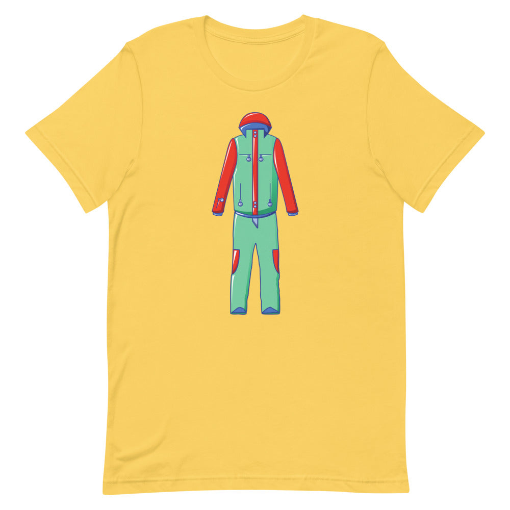 Short-Sleeve Unisex T-Shirt Ski Suit
