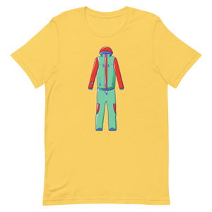 Short-Sleeve Unisex T-Shirt Ski Suit