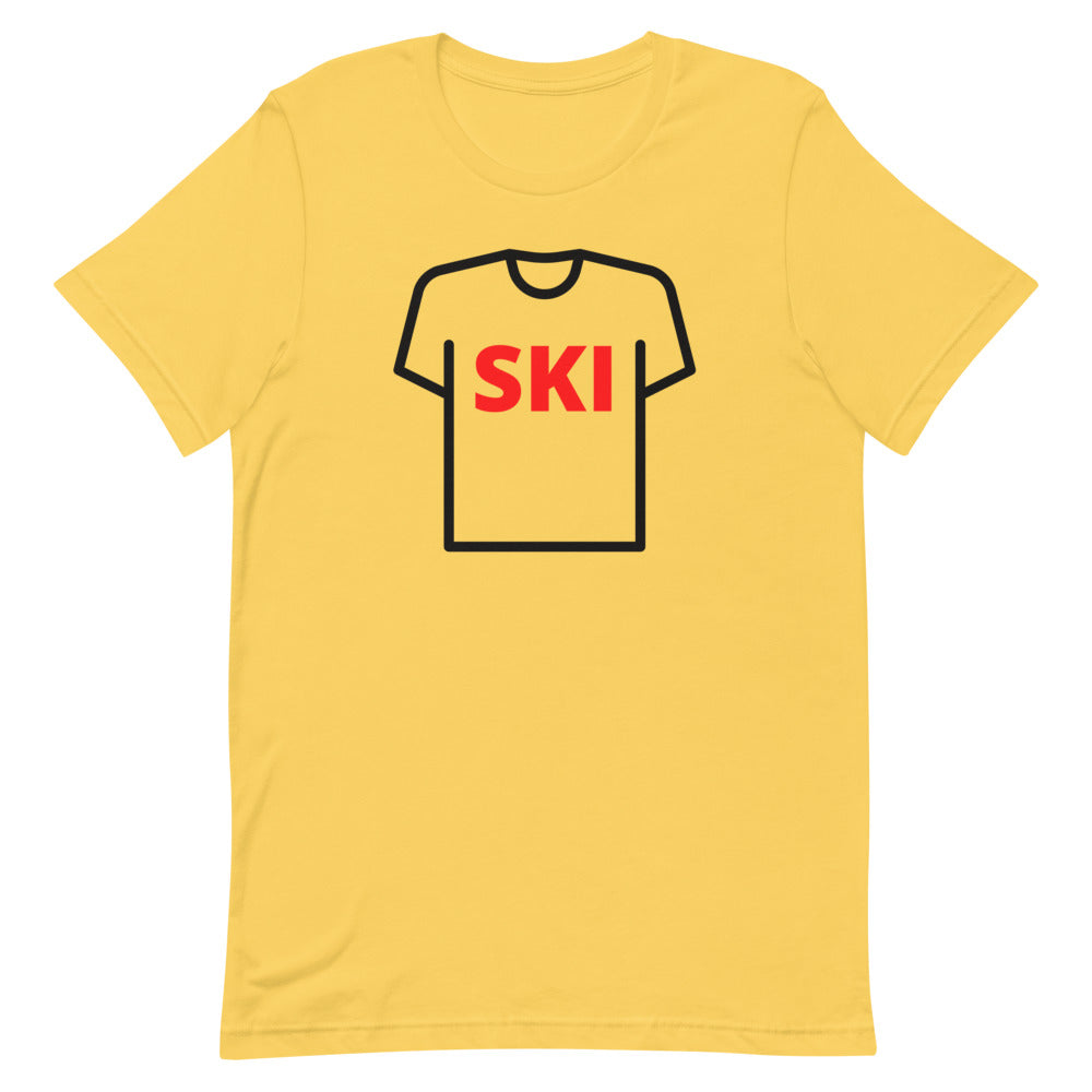 Short-Sleeve Unisex T-Shirt Ski Shirt