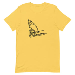 Short-Sleeve Unisex T-Shirt Ski Racer Gate