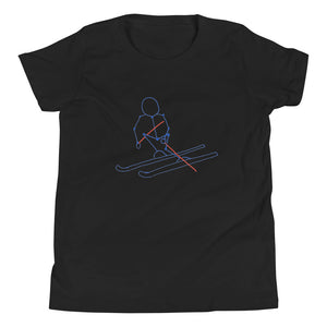 Youth Short Sleeve T-Shirt Kid Stickman