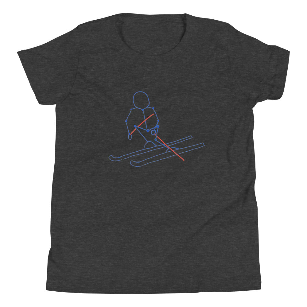 Youth Short Sleeve T-Shirt Kid Stickman