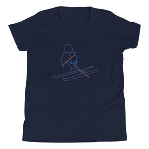 Youth Short Sleeve T-Shirt Kid Stickman