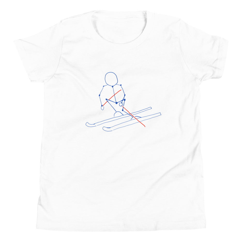 Youth Short Sleeve T-Shirt Kid Stickman